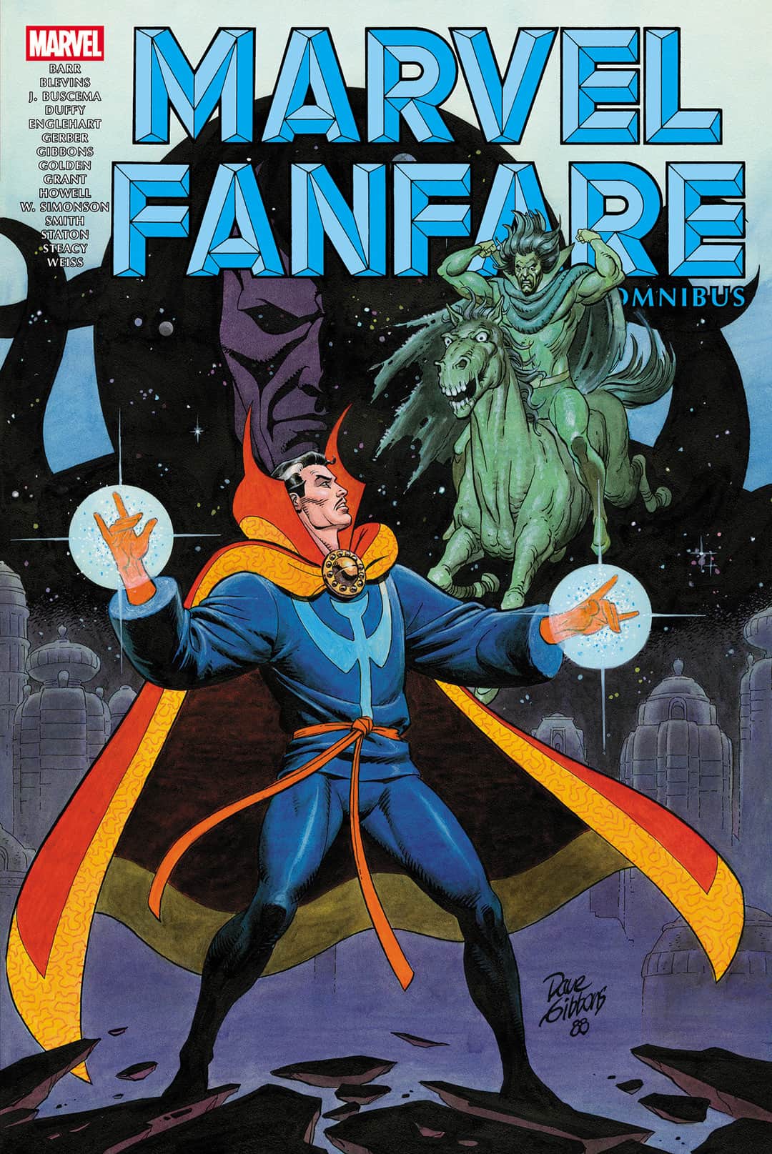 Marvel Fanfare Omnibus Vol. 3 Dave Gibbons Cover Cover