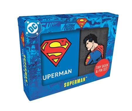 Cover für DC COMICS SUPERMAN TINY BOOK AND PIN SET