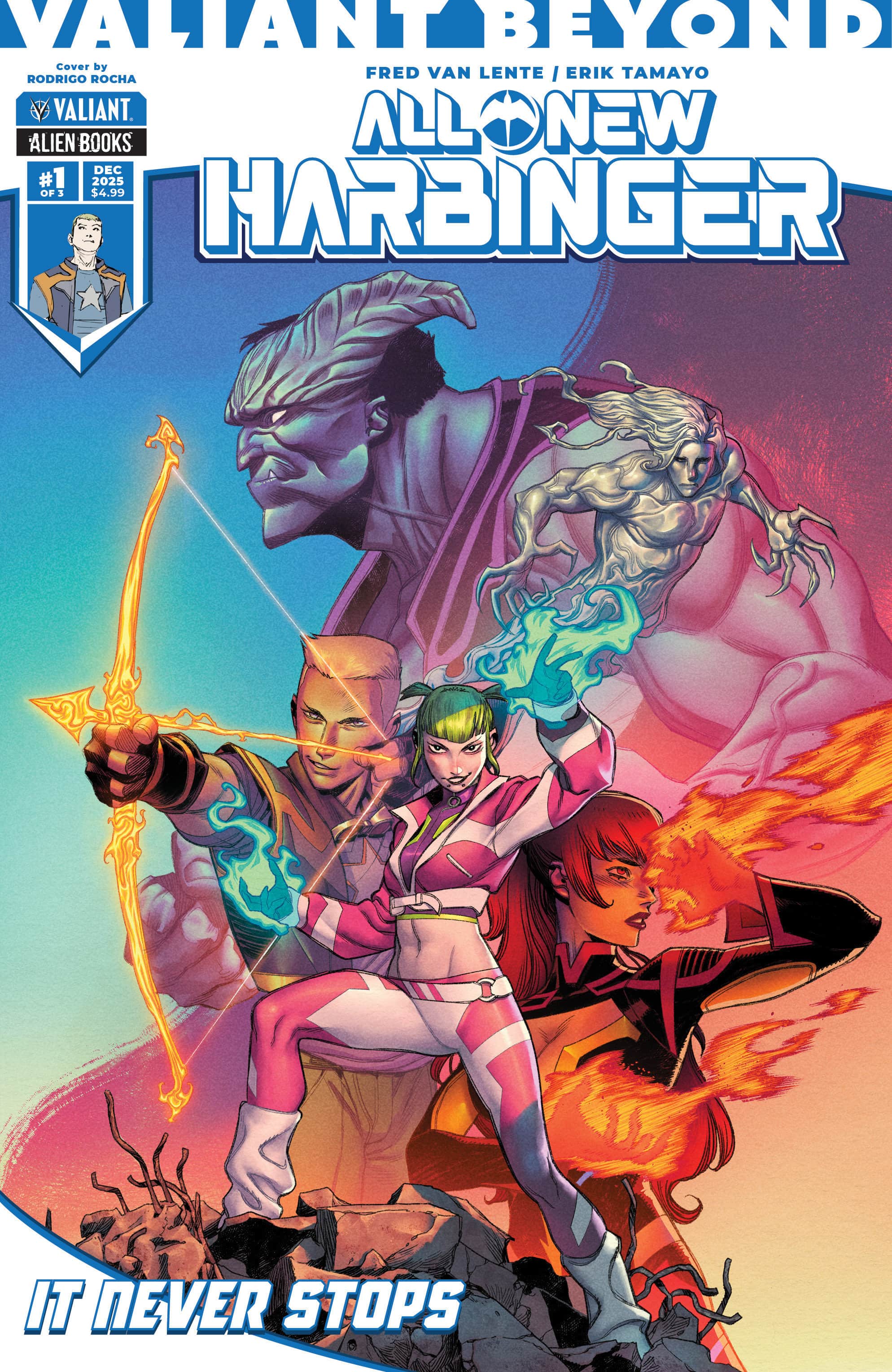 Valiant Beyond: All New Harbinger Cover