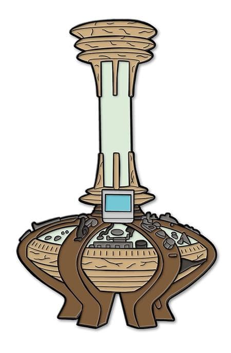 Cover für DOCTOR WHO 9TH & 10TH DOCTORS CONSOLE ENAMEL PIN BADGE