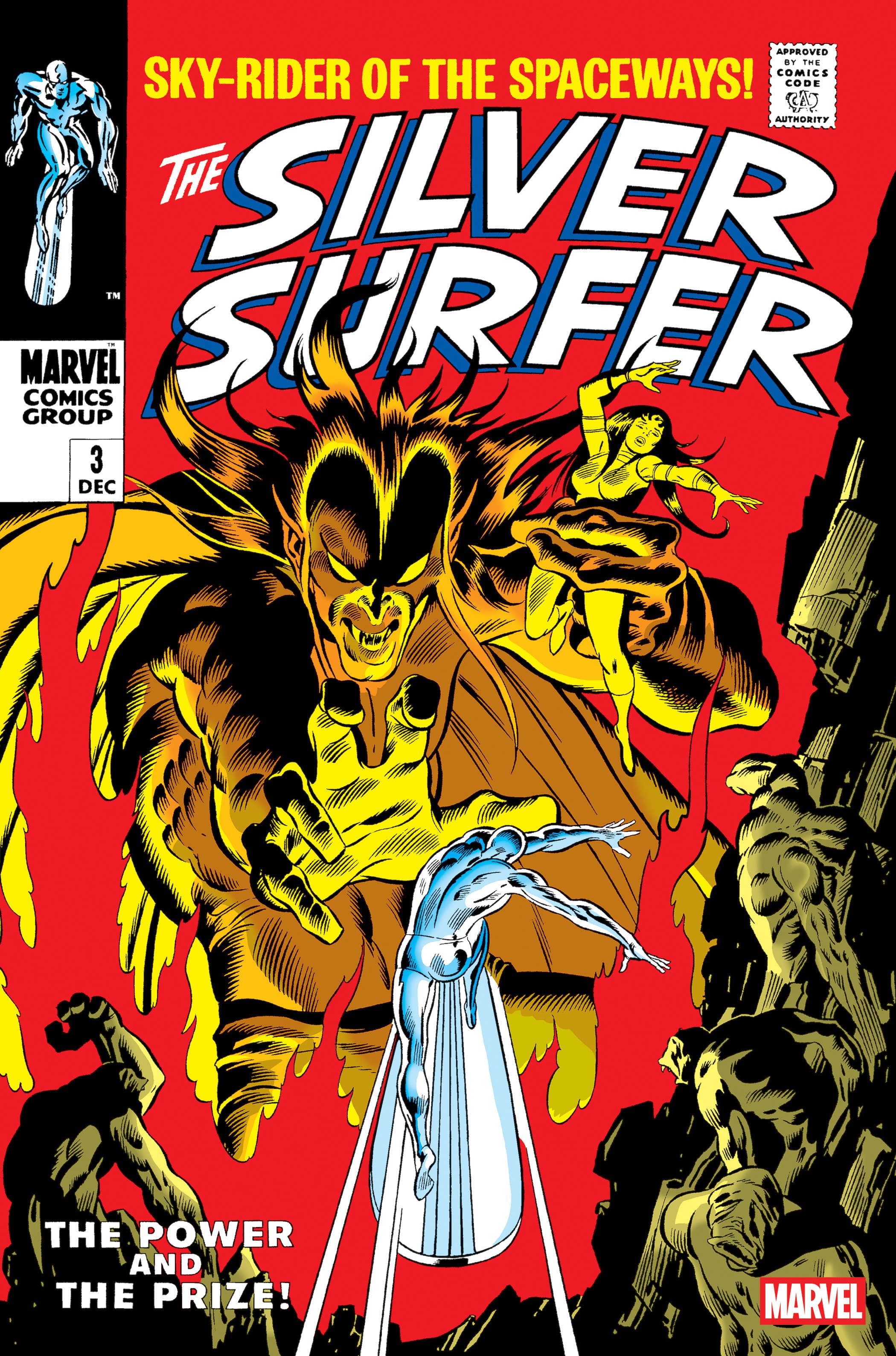 Cover für SILVER SURFER #3 FACSIMILE EDITION