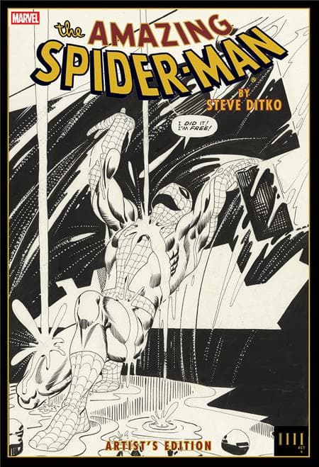 Cover für AMAZING SPIDER MAN BY STEVE DITKO ARTISTS EDITION HC RAIN CVR