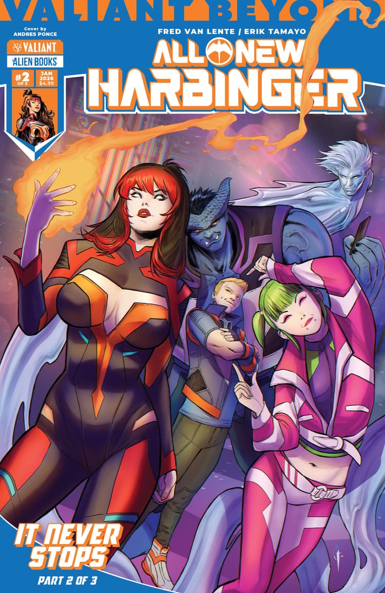 Valiant Beyond: All-New Harbinger --It Never Stops Cover A (Ponce)