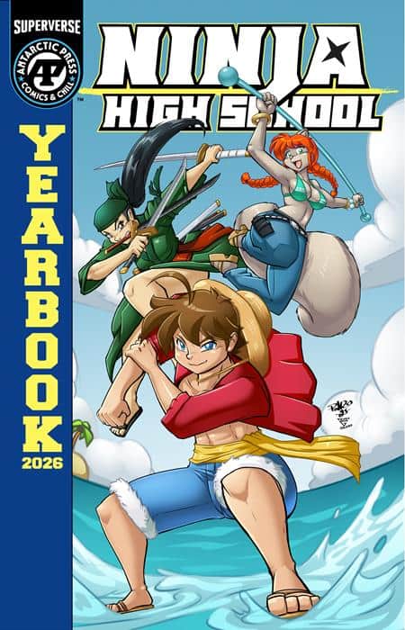 NINJA HIGH SCHOOL YEARBOOK 2026 CVR A BEN DUNN Cover