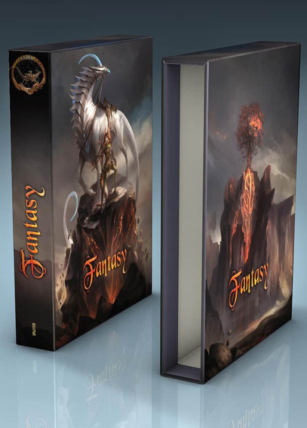 Fantasy Leerschuber Cover