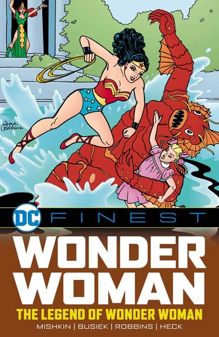 DC FINEST WONDER WOMAN THE LEGEND OF WONDER WOMAN TP Cover