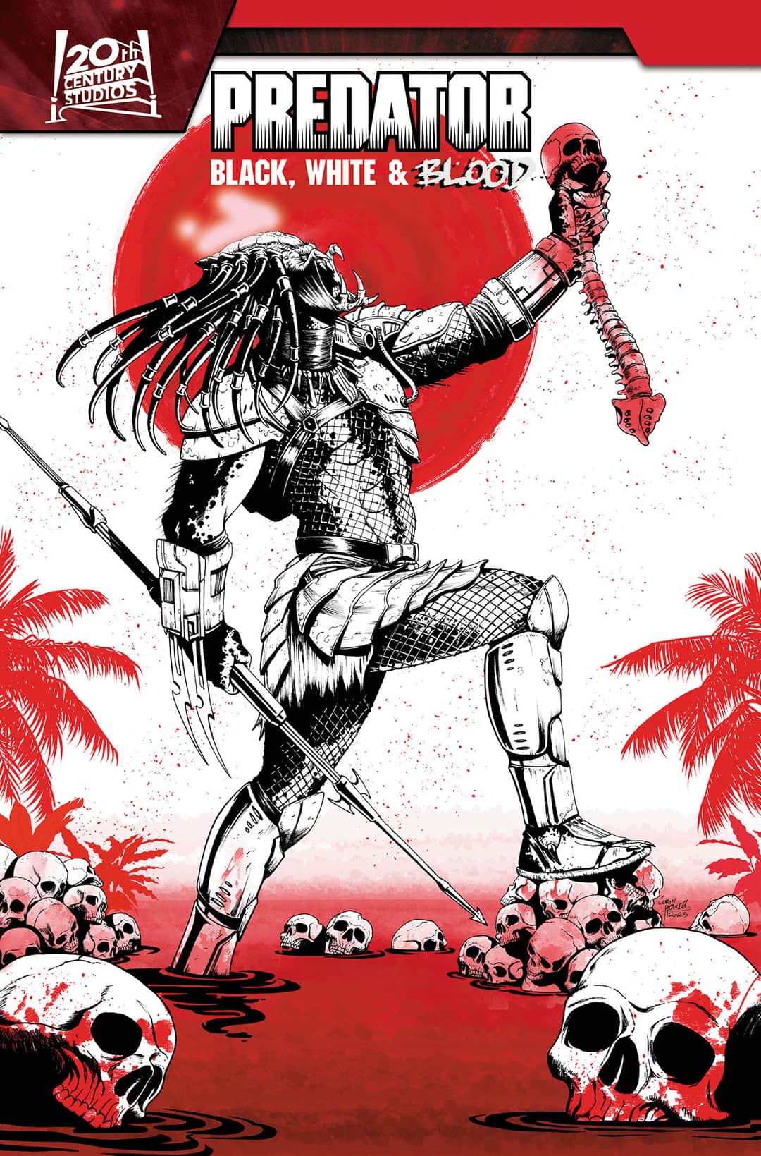 PREDATOR: BLACK, WHITE & BLOOD Cover