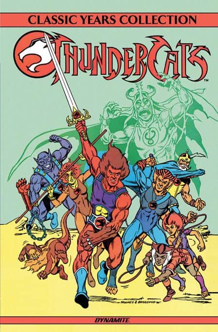 THUNDERCATS CLASSIC YEARS COLLECTION OMNIBUS HC CLASSIC COVER SIGNED BY LARRY KENNEY Cover