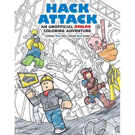 HACK ATTACK TP AN UNOFFICIAL ROBLOX COLORING ADVENTURE Cover