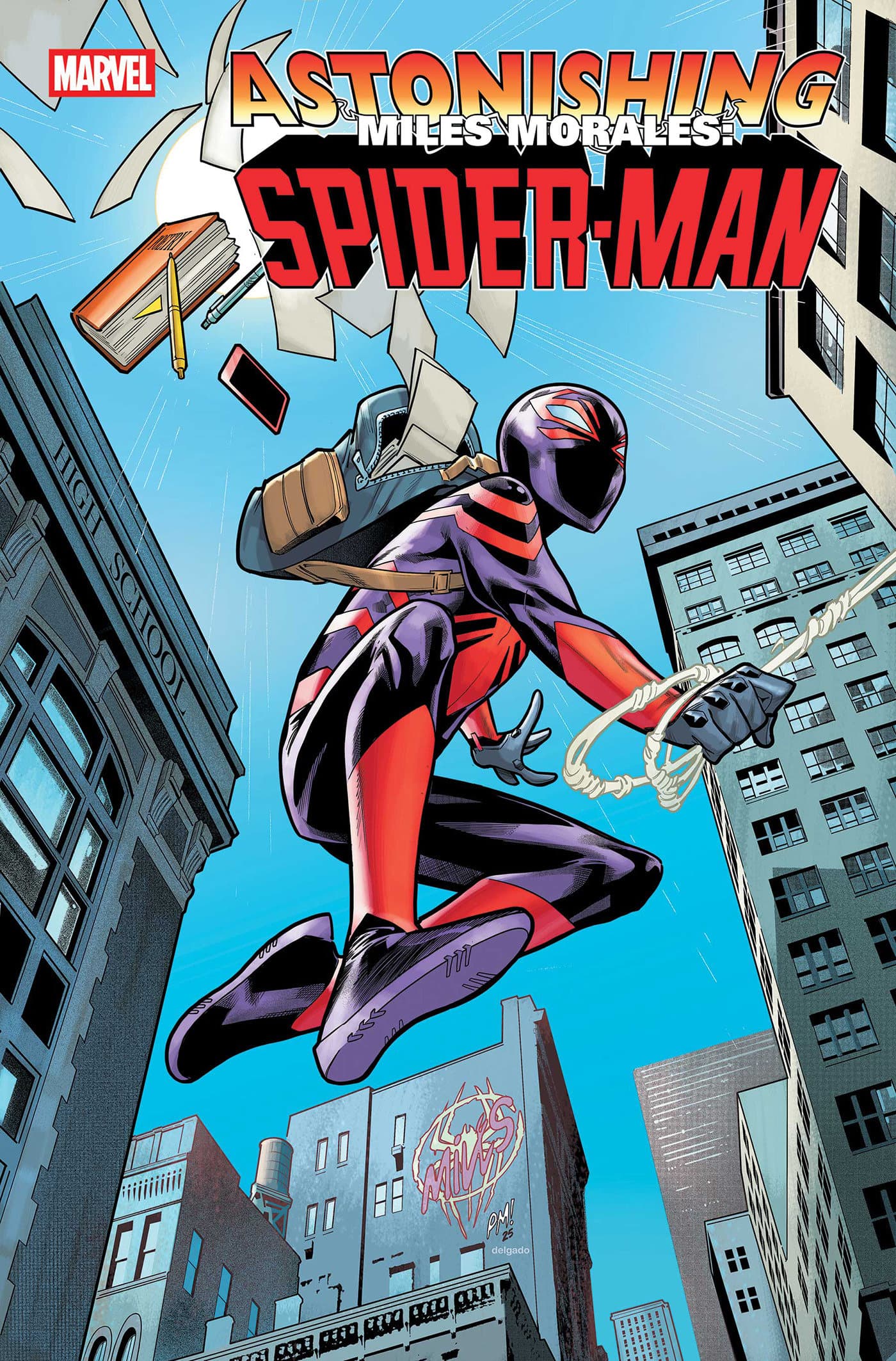 Cover für ASTONISHING MILES MORALES: SPIDER-MAN THE ART OF THWIP