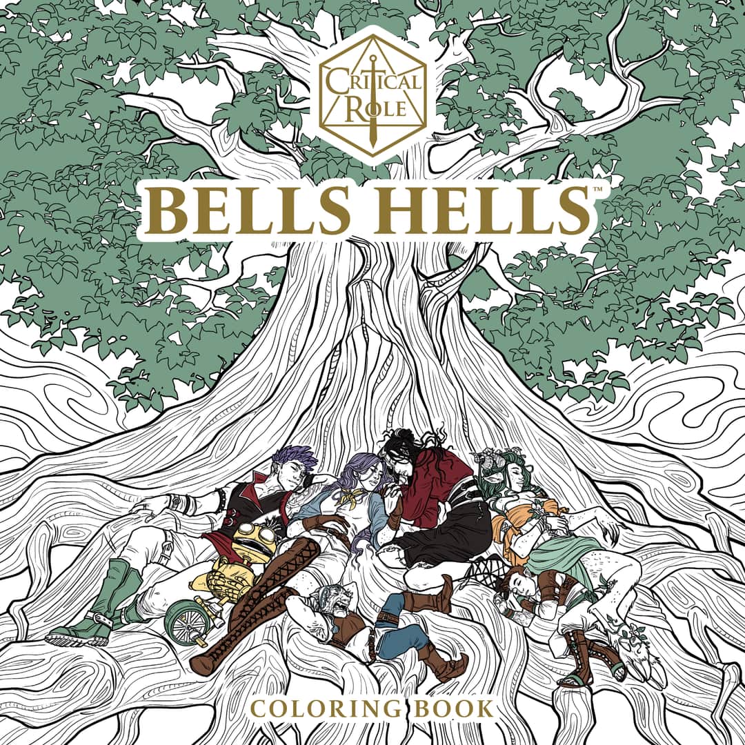 Critical Role: Bells Hells Coloring Book Cover