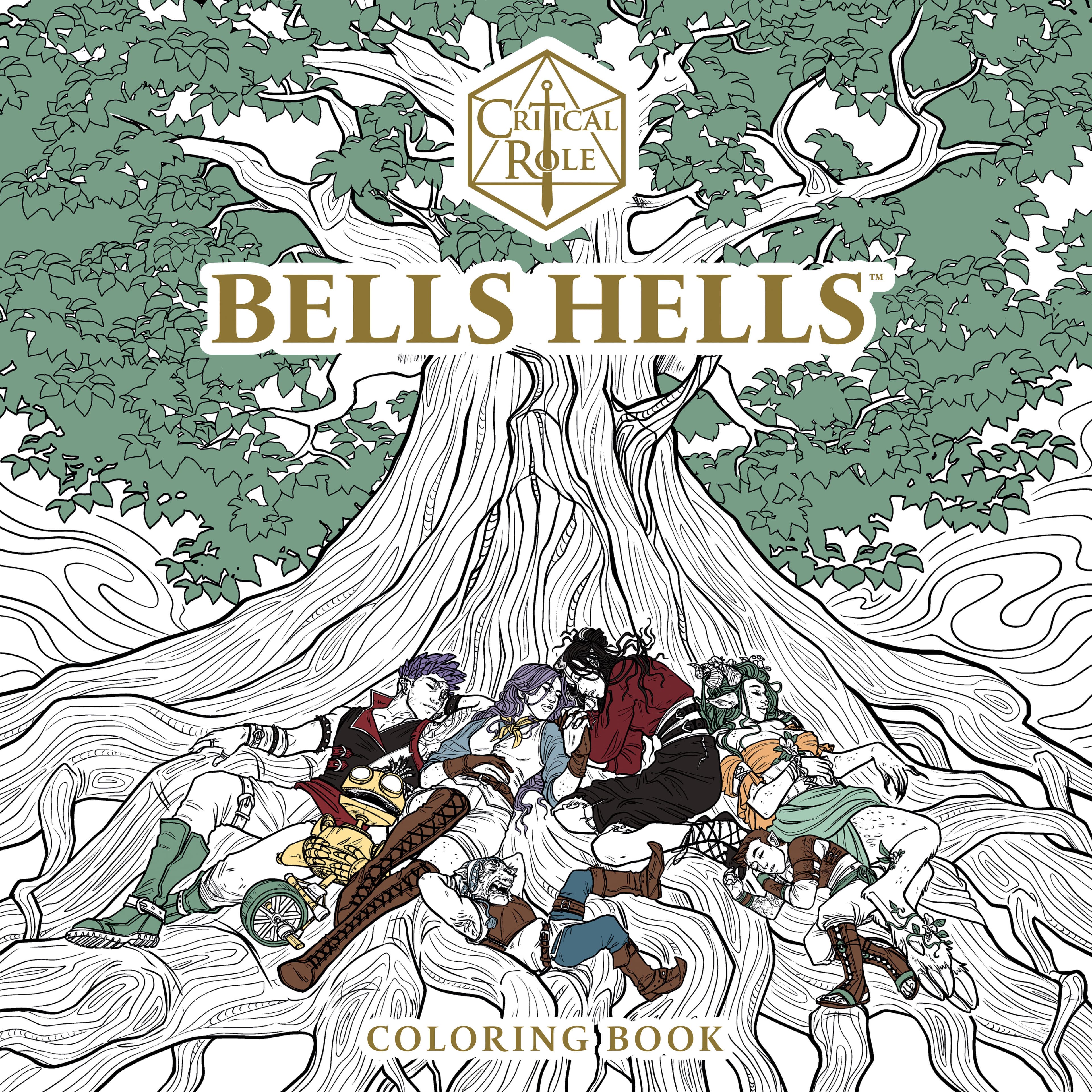 Cover für Critical Role: Bells Hells Coloring Book