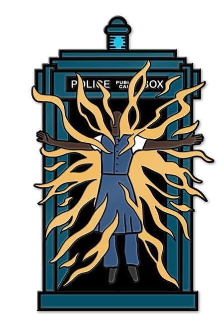 Cover für DOCTOR WHO FIFTEENTH DOCTOR REGENERATION TARDIS ENAMEL PIN BADGE
