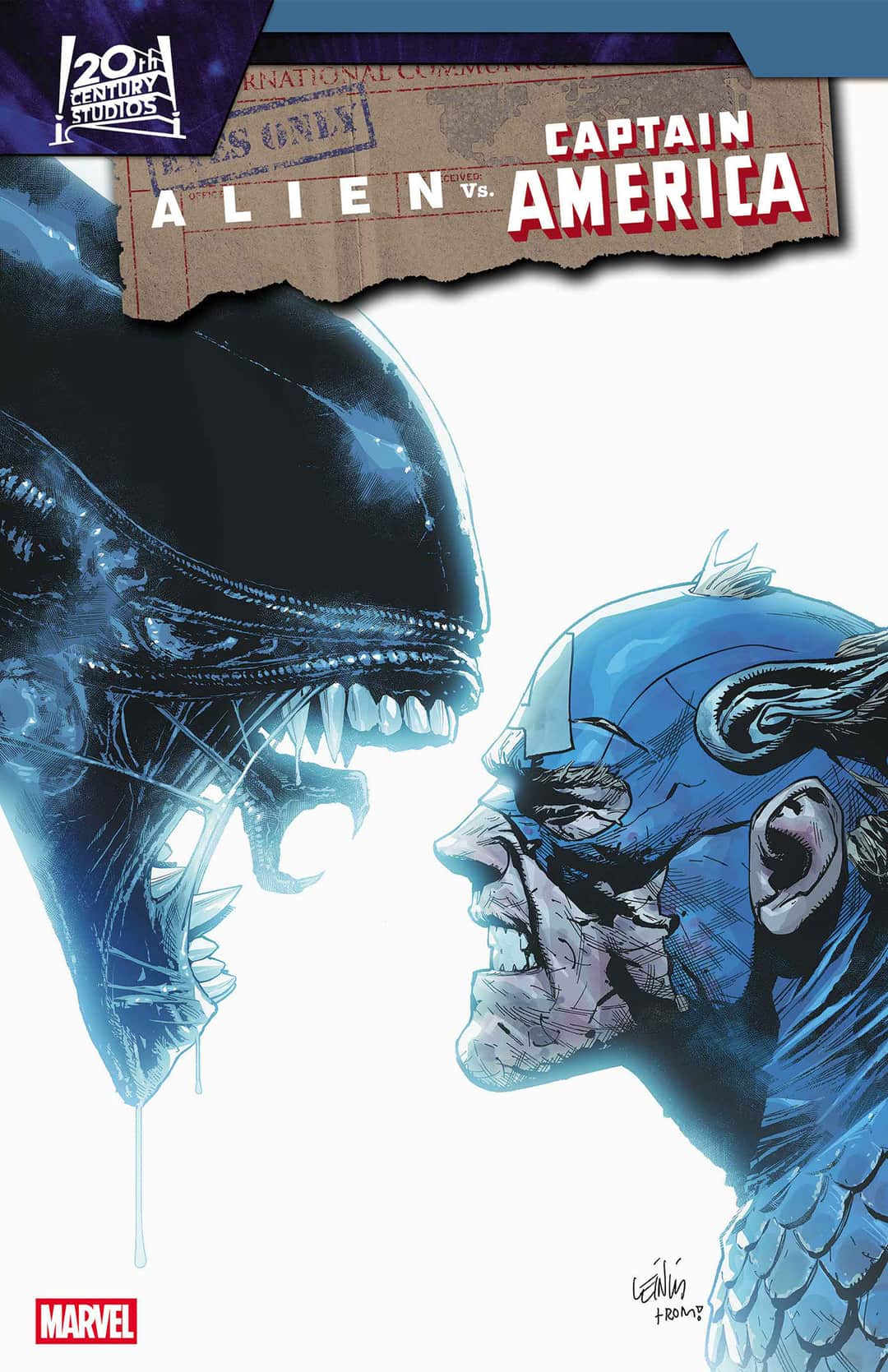 ALIEN VS. CAPTAIN AMERICA Cover