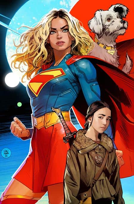 CVR D DAN MORA SUPERGIRL MOVIE CARD STOCK VAR