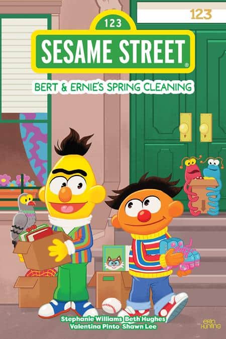 SESAME STREET BERT & ERNIES SPRING CLEANING HC Cover