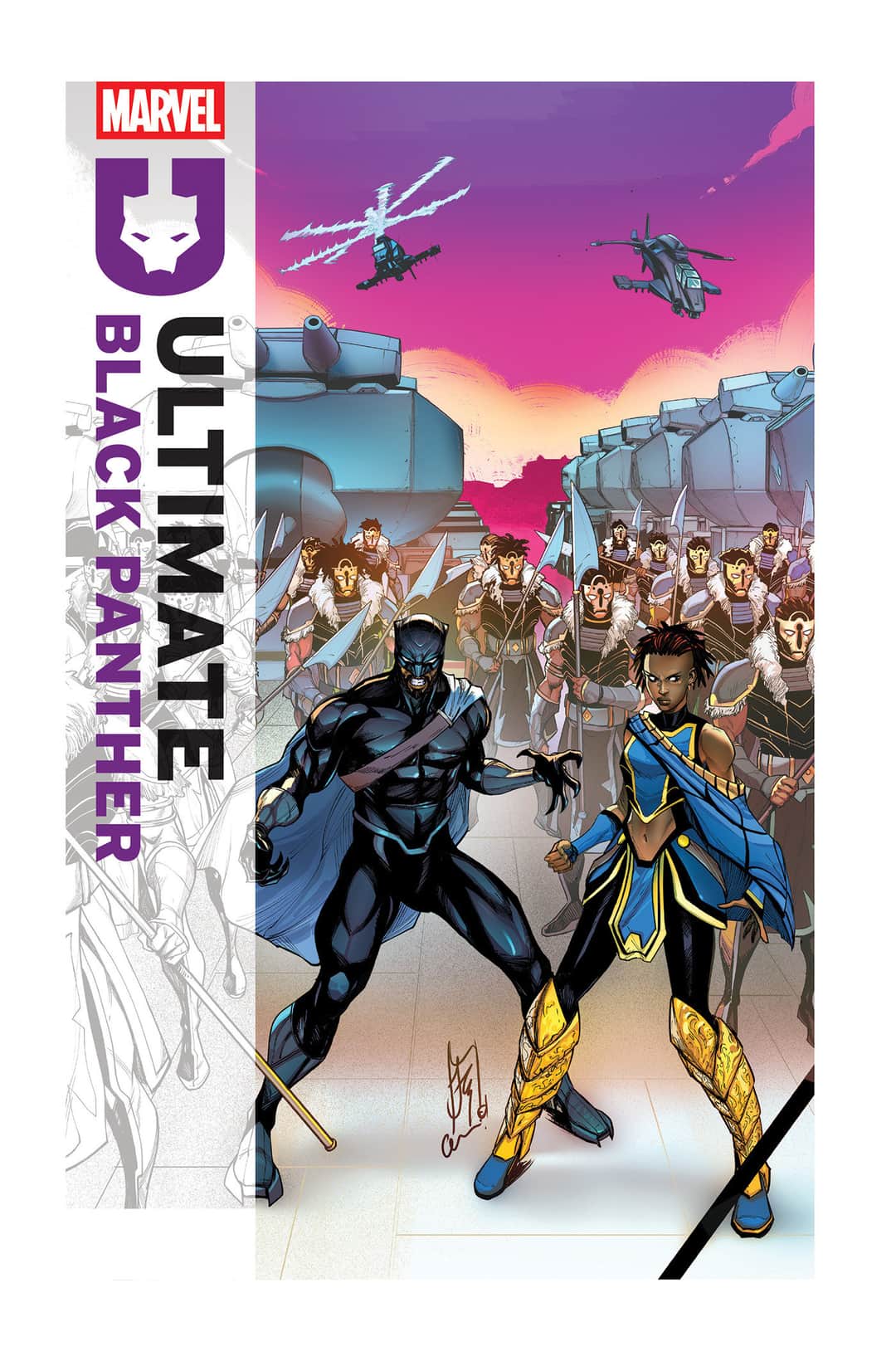 ULTIMATE BLACK PANTHER Cover