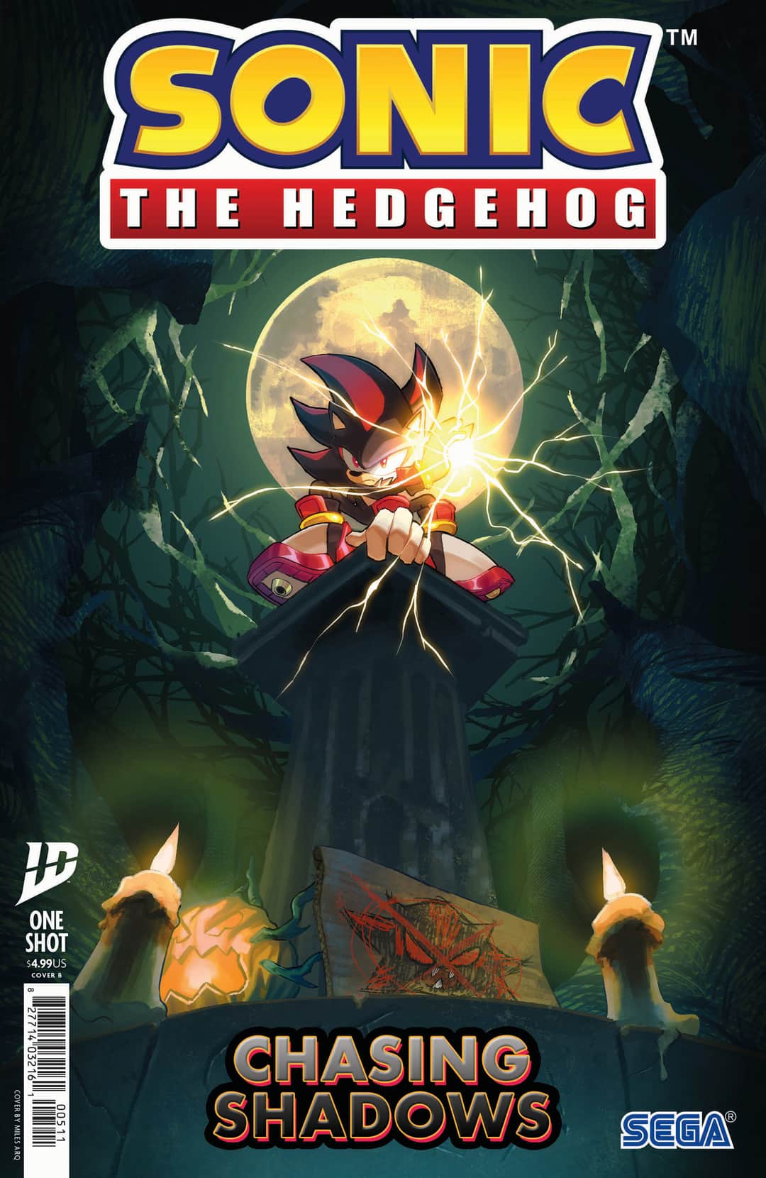 Sonic the Hedgehog: Chasing Shadows Variant B (Arq) Cover