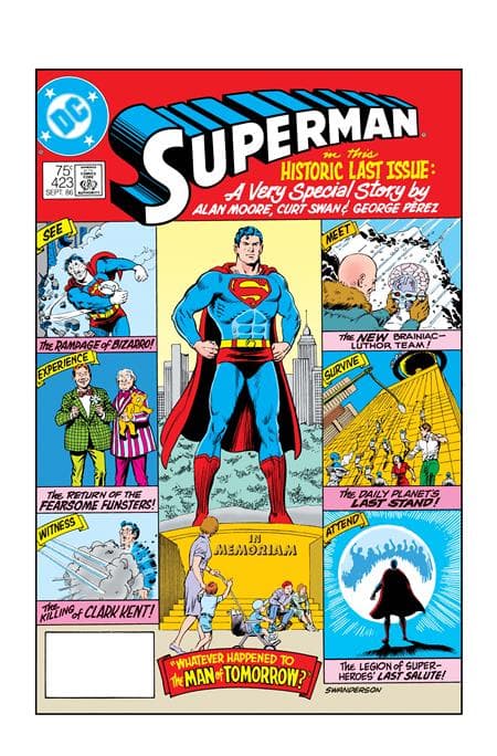 Cover für Superman #423 Facsimile Edition