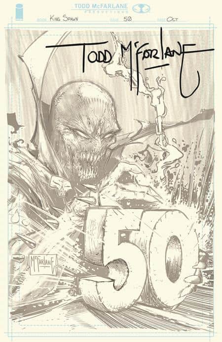 CVR G INC 1:1000 TODD MCFARLANE SKETCH VAR