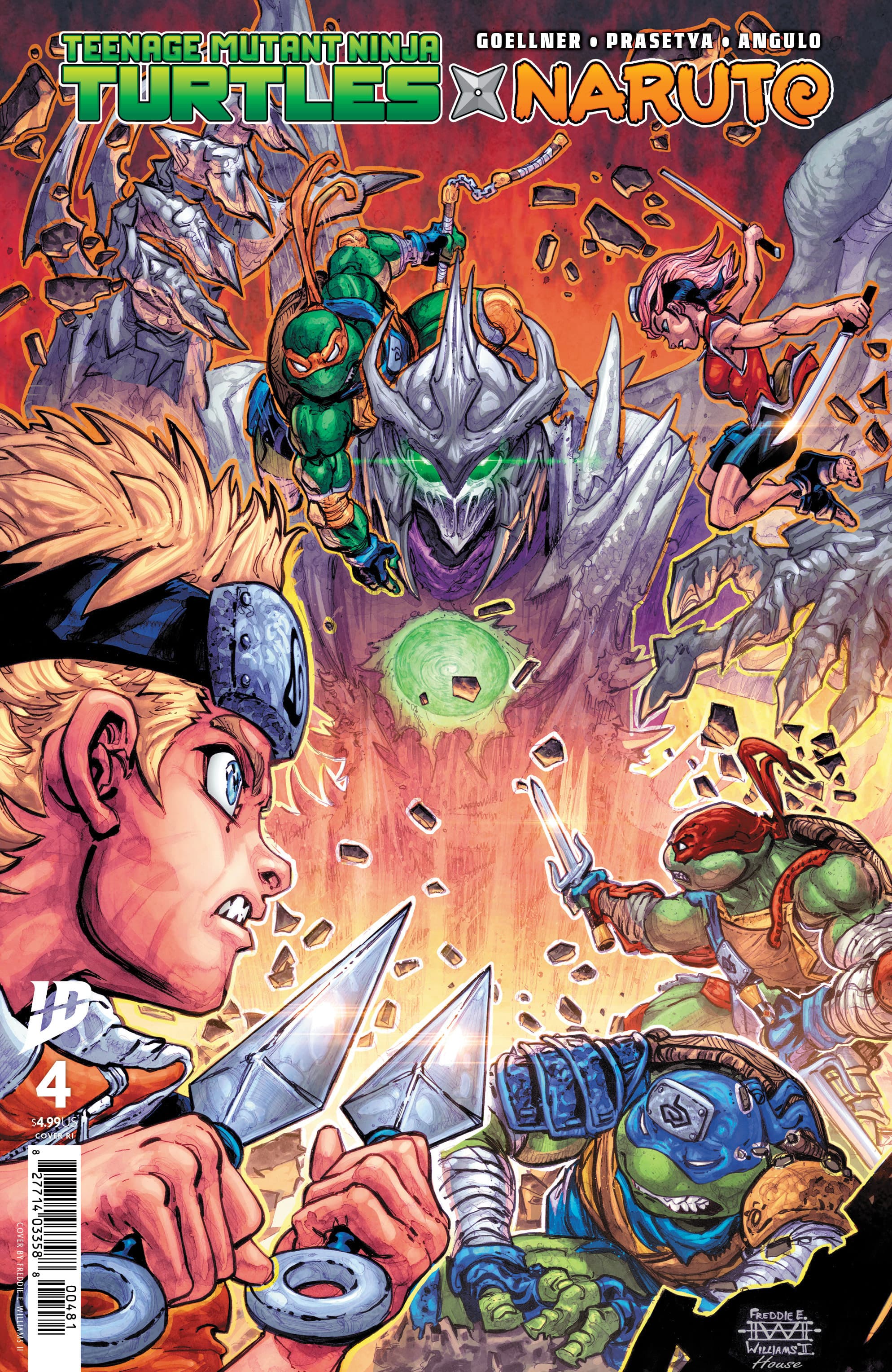 Cover für Teenage Mutant Ninja Turtles/Naruto