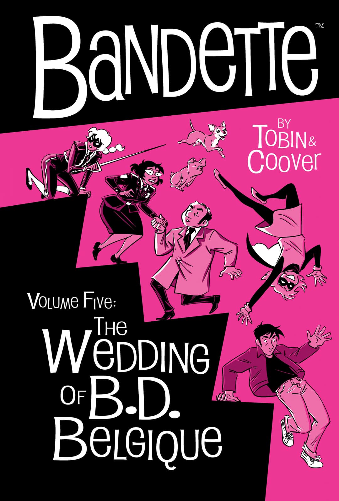 Cover für Bandette Volume 5: The Wedding of B.D. Belgique