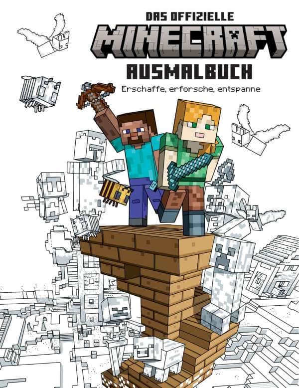 Minecraft - Das offizielle Ausmalbuch Cover