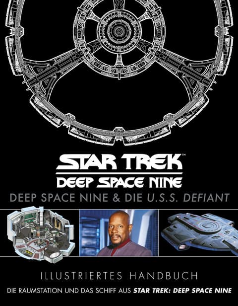 Cover für Illustriertes Handbuch: Deep Space Nine & die U.S.S. Defiant
