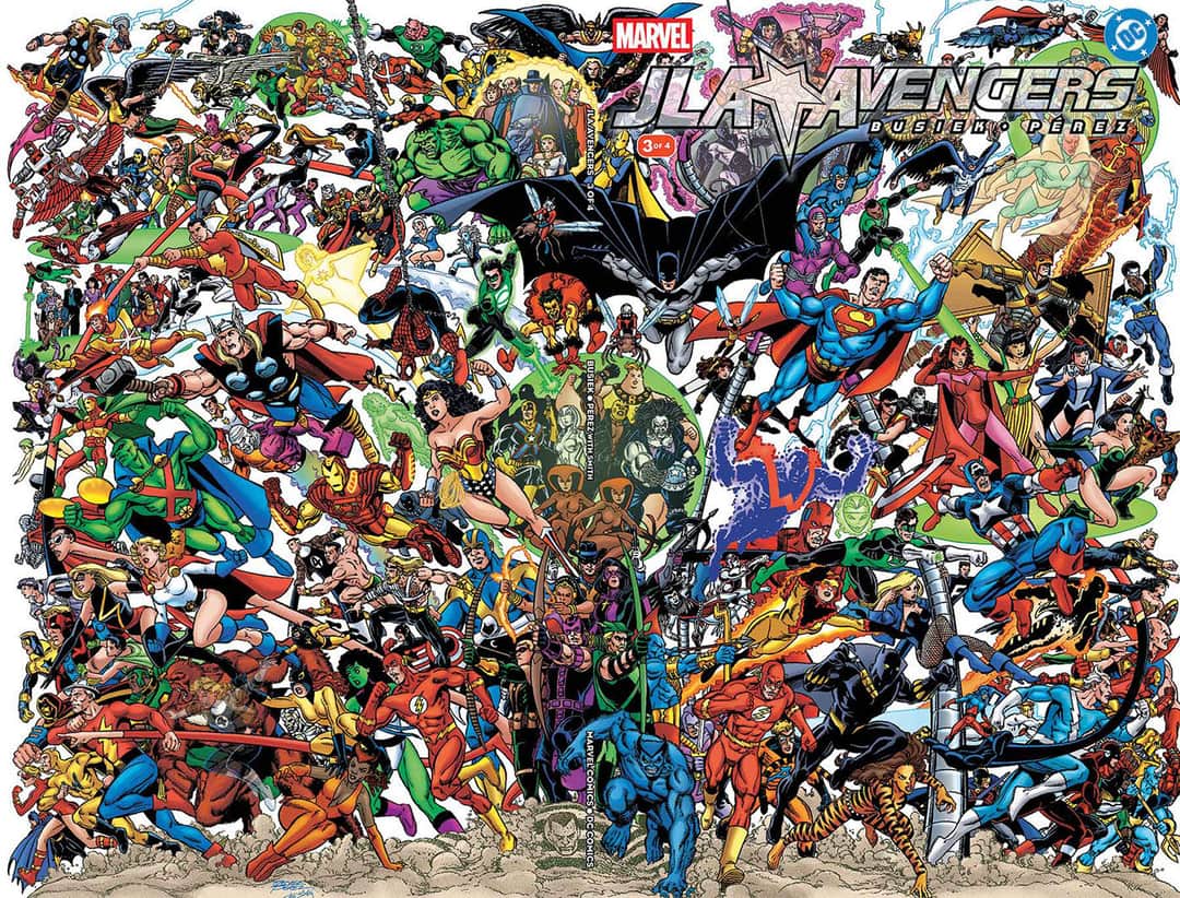 JLA/AVENGERS FACSIMILE EDITION WRAPAROUND COVER