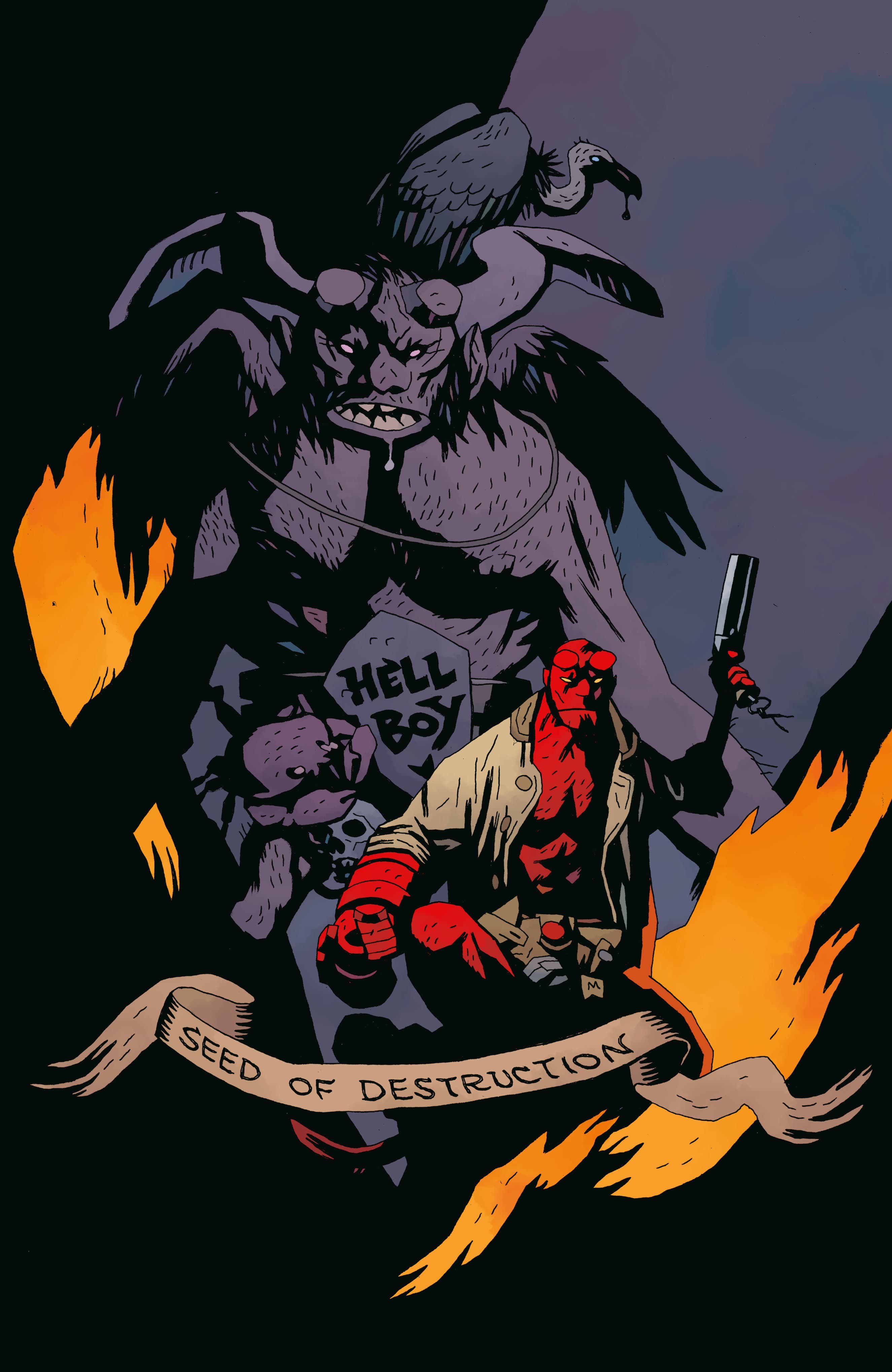 Cover für Hellboy: Seed of Destruction #1 (Facsimile Reprint) (CVR B) (1:25) (Mike Mignola)