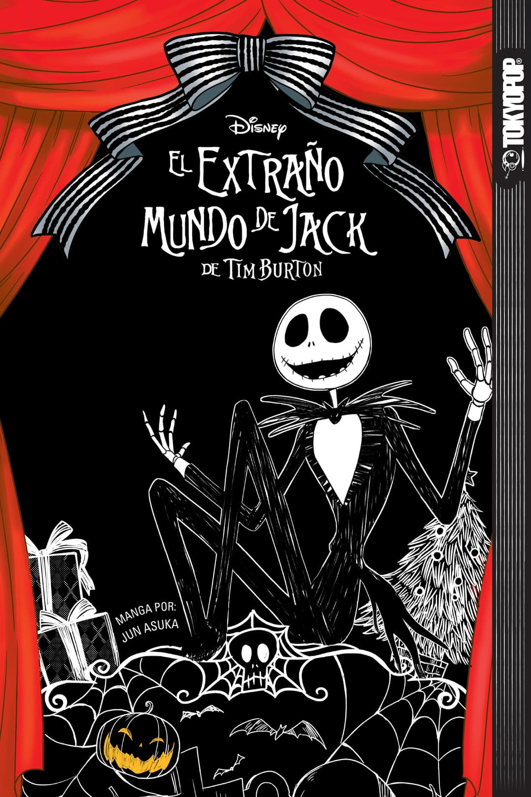 Cover für Disney Tim Burton's The Nightmare Before Christmas Manga (Spanish Edition)