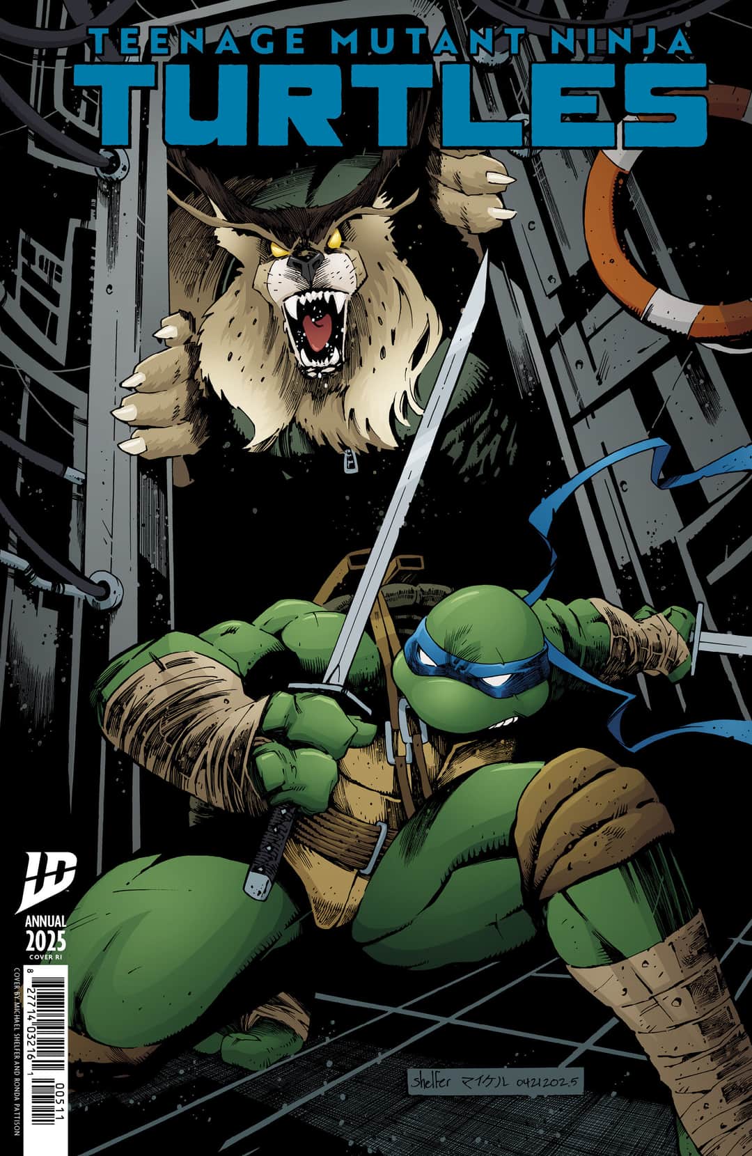 Teenage Mutant Ninja Turtles: Annual 2025 Variant RI (25) (Shelfer) Cover
