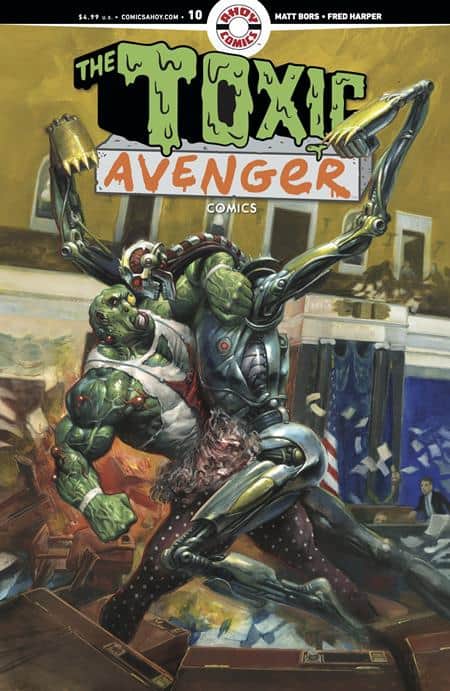 The Toxic Avenger Comics Cover