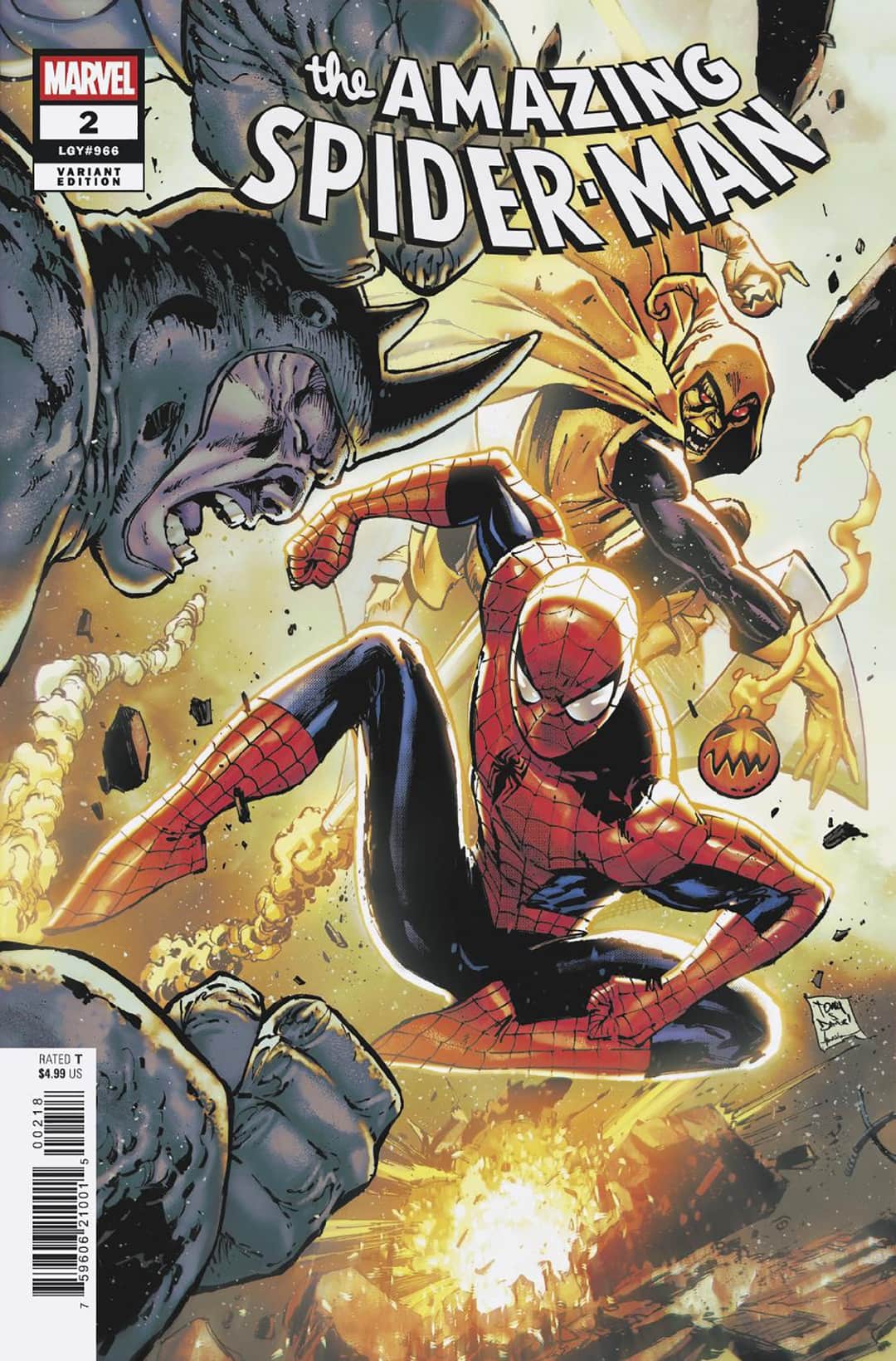 AMAZING SPIDER-MAN TONY DANIEL VARIANT
