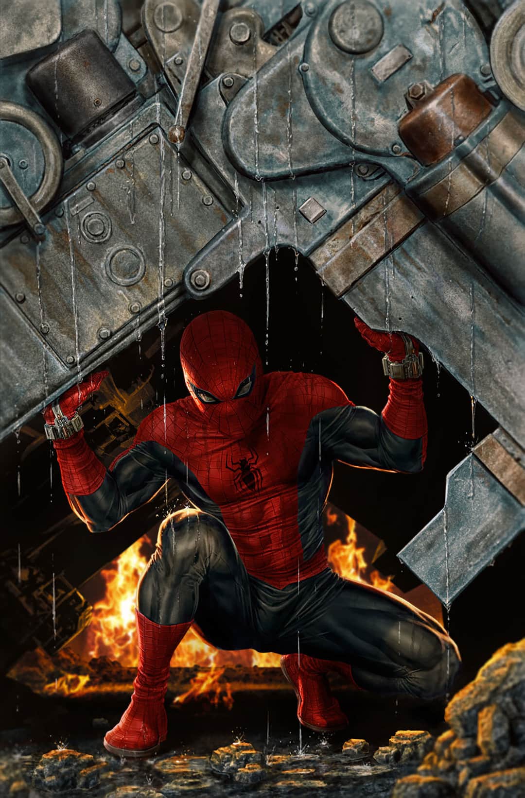AMAZING SPIDER-MAN LEE BERMEJO AMAZING VISIONS VIRGIN VARIANT