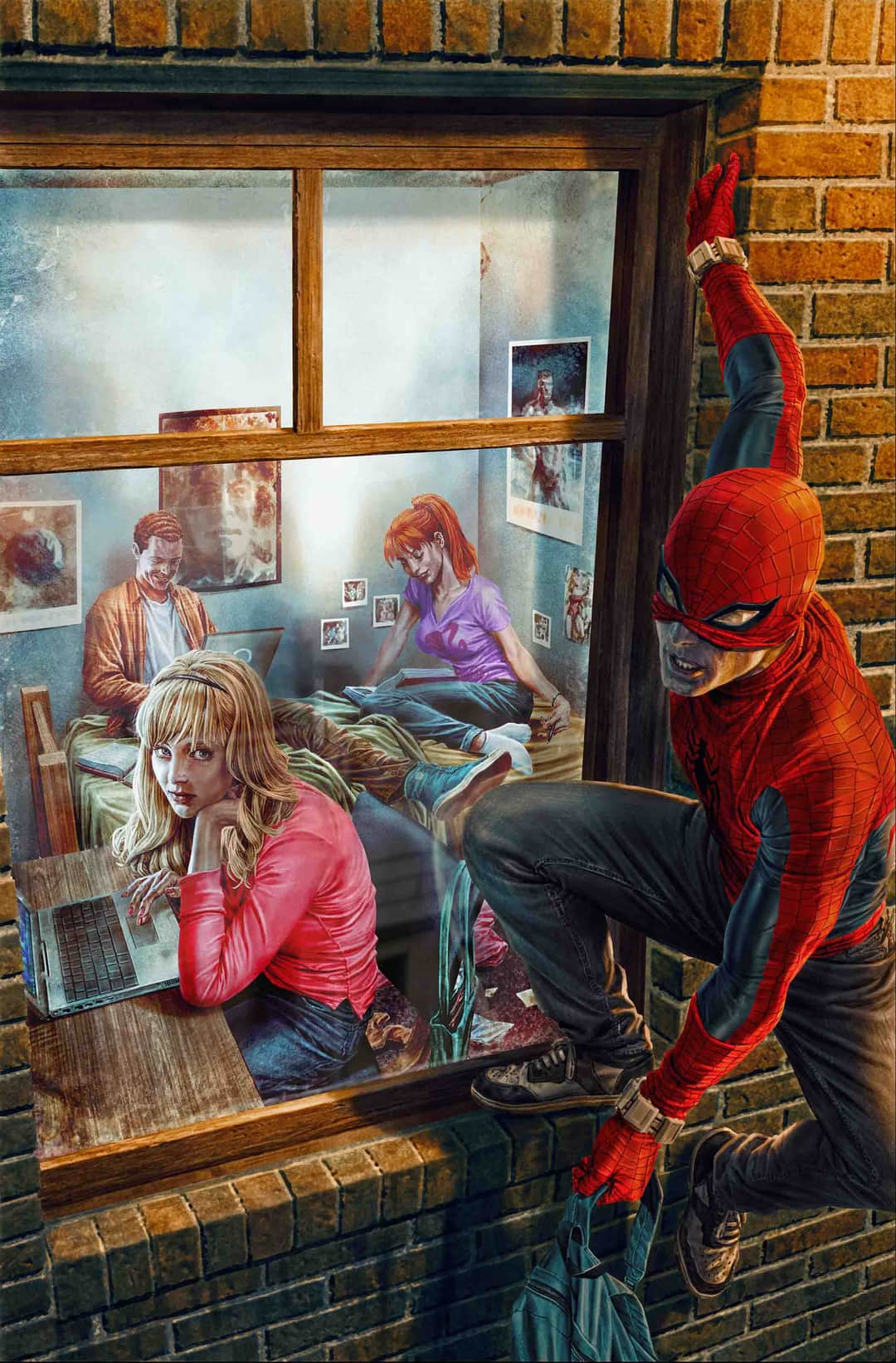AMAZING SPIDER-MAN LEE BERMEJO AMAZING VISIONS VIRGIN VARIANT