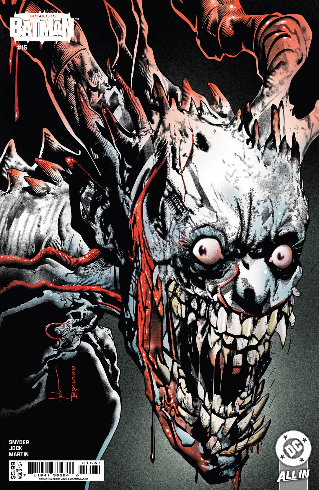 CVR D BRIAN BOLLAND CARD STOCK VAR