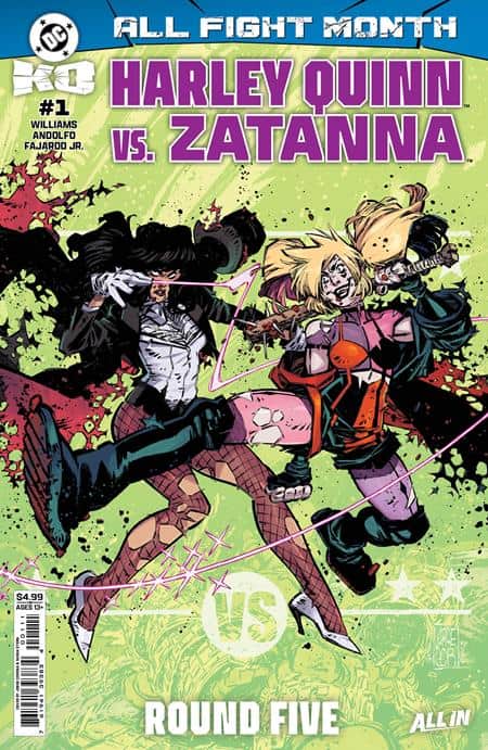 DC K.O. Harley Quinn Vs. Zatanna Cover