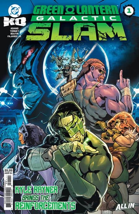 DC K.O. Green Lantern Galactic Slam Cover