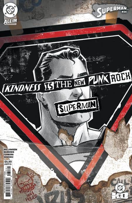 CVR F DAVE JOHNSON PUNK ROCK CARD STOCK VAR (DC K.O.)