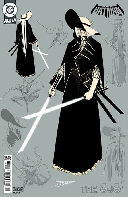 CVR G JORGE JIMENEZ LADY DEATH MAN DESIGN CARD STOCK VAR