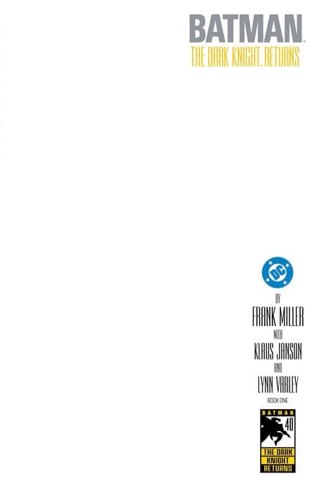 Cover für Dark Knight Returns #1 Facsimile Edition