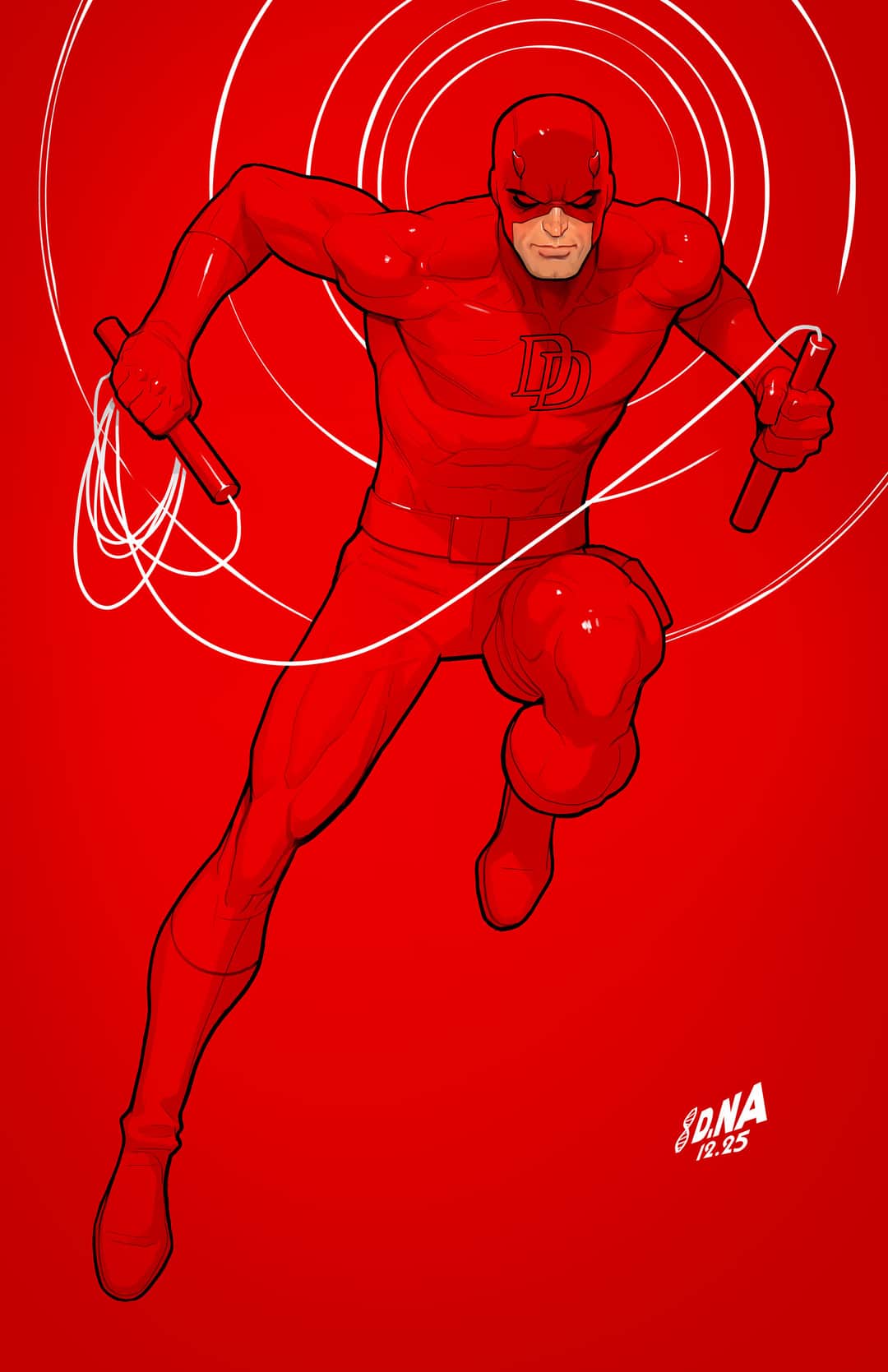 DAVID NAKAYAMA COLOR BLOCK RED VIRGIN VARIANT