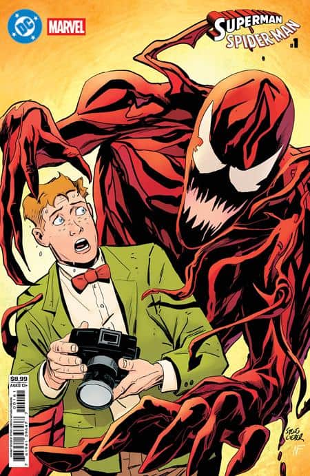 CVR F STEVE LIEBER JIMMY OLSEN & CARNAGE CARD STOCK VAR
