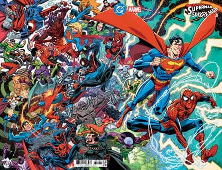 CVR O SCOTT KOBLISH SUPERMANS & SPIDER-MANS CARD STOCK VAR