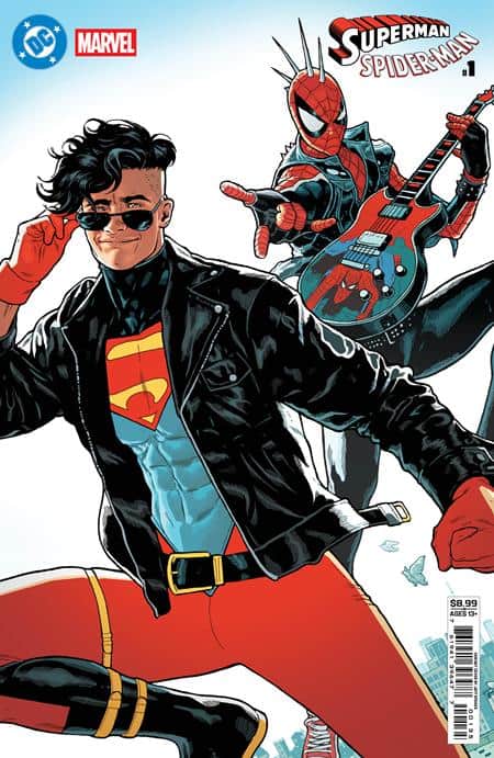 CVR U JEFF SPOKES SUPERBOY 90S & SPIDER-PUNK CARD STOCK VAR