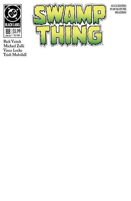 Cover für Swamp Thing 1989