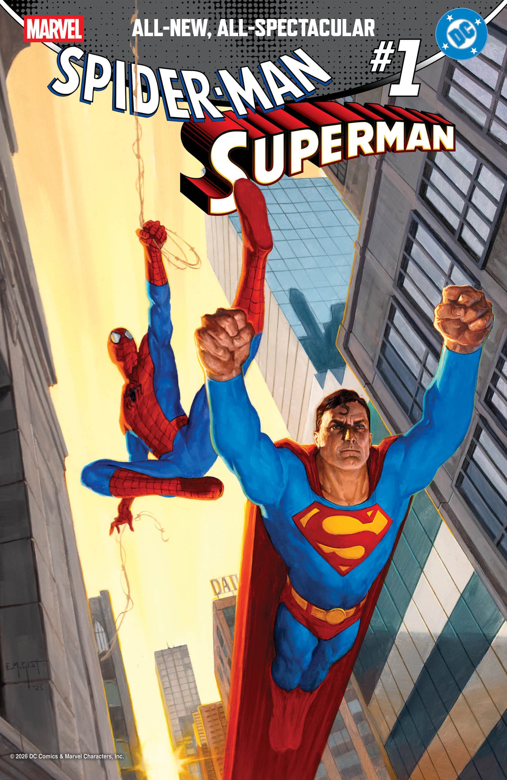 Cover for MARVEL/DC: SPIDER-MAN/SUPERMAN