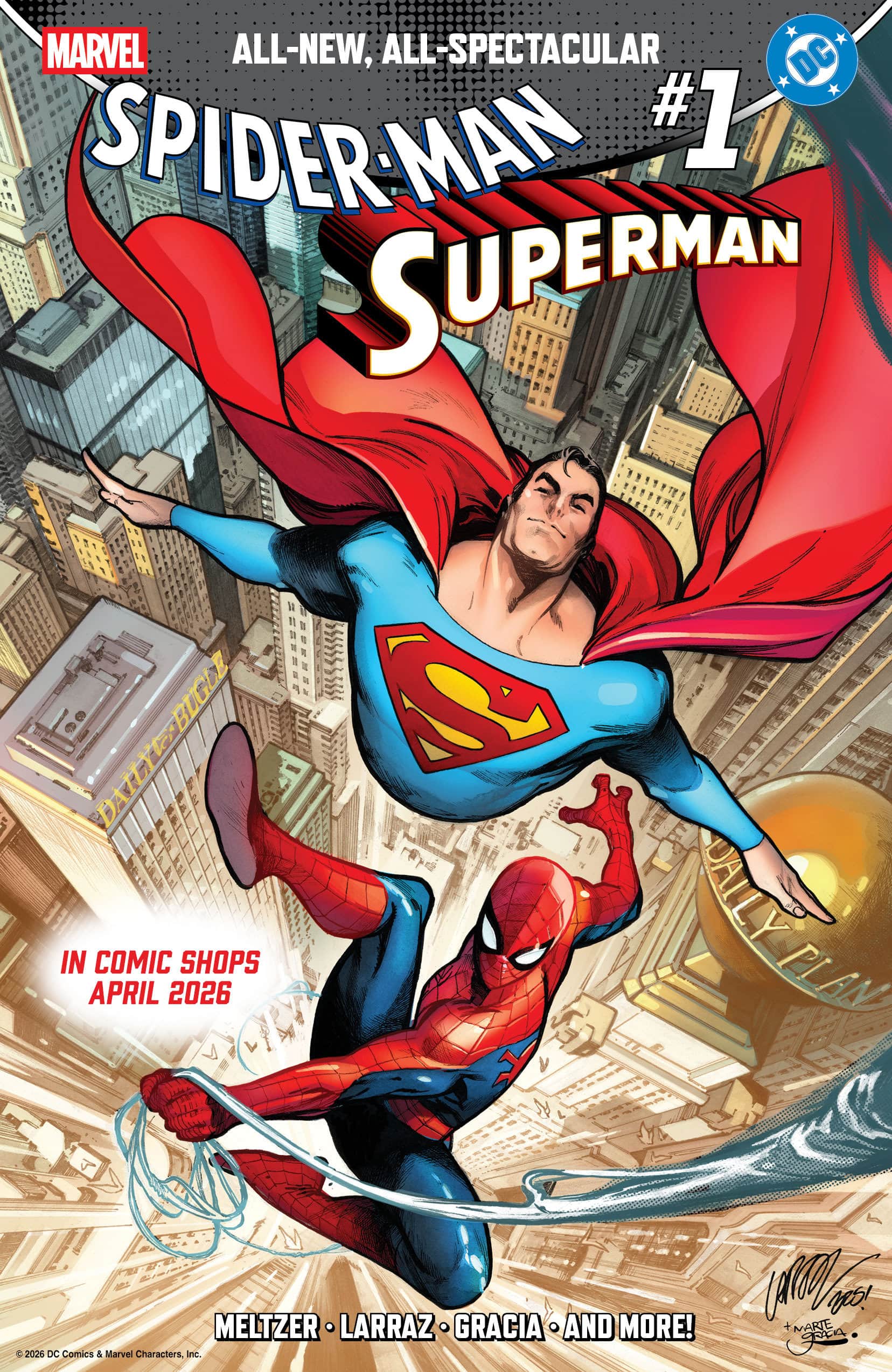 MARVEL/DC: SPIDER-MAN/SUPERMAN Cover