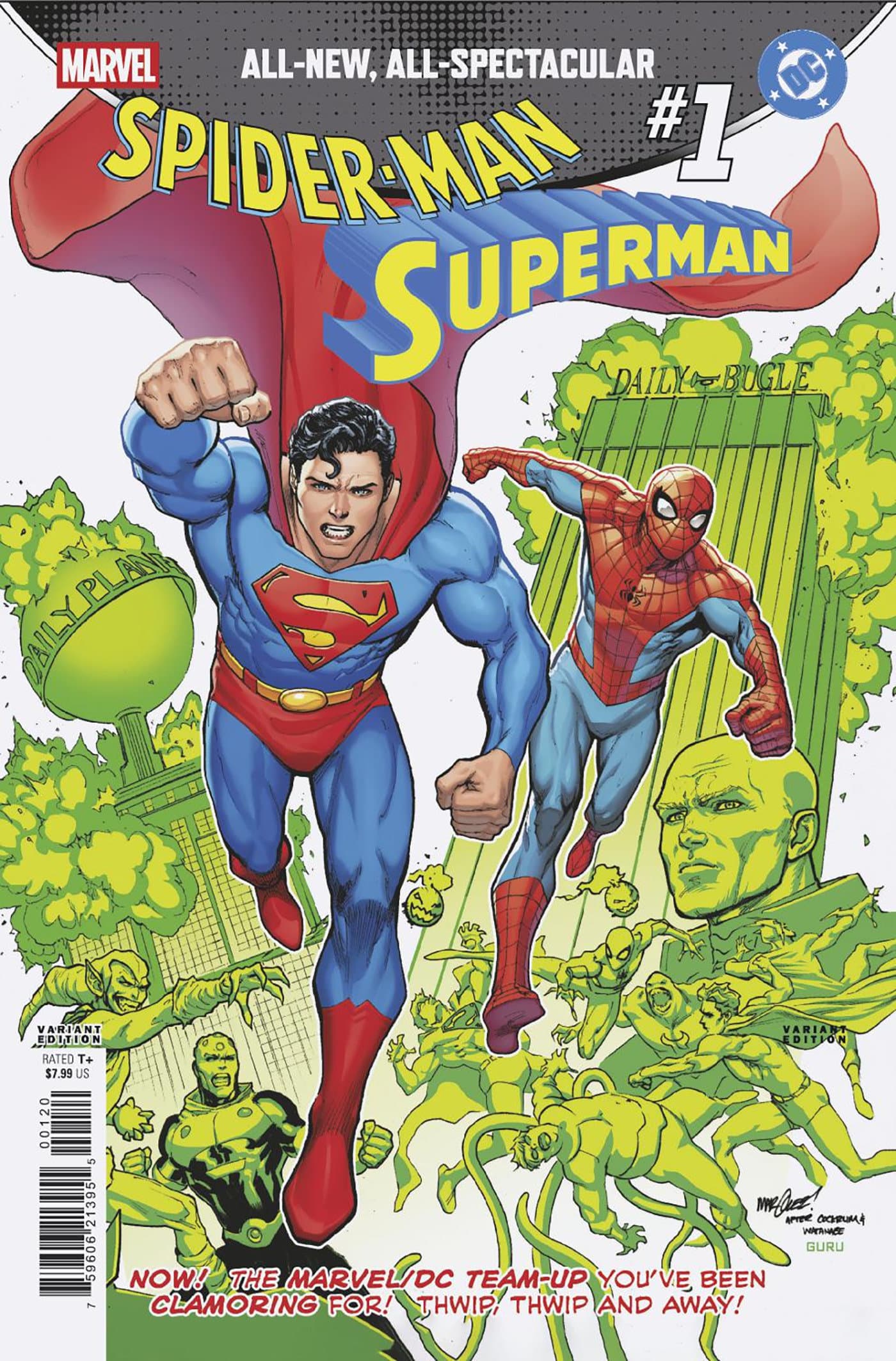 Cover for MARVEL/DC: SPIDER-MAN/SUPERMAN